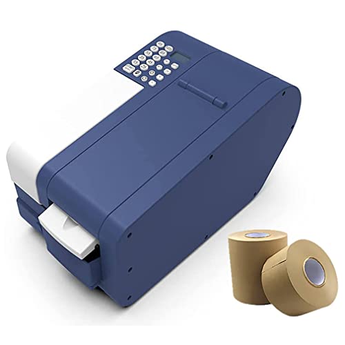 NADYE Kraft-Klebebandabroller, automatischer wasseraktivierter Klebebandschneider für gummiertes Klebeband, 2–8 cm breit, Kraft-Klebebandabroller, automatische One-Touch-Befeuchtung (Blue) von NADYE