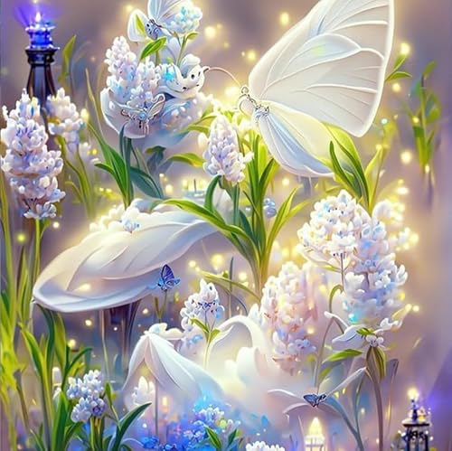 NAHUIGOOD Cross Stitch Kits For Beginners Campanula 11Ct40X50Cm Diy Set Erwachsene Embroidery Kit Handarbeiten Sticken Set Stickbilder Erwachsen von NAHUIGOOD