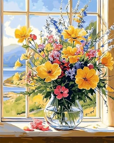 NAHUIGOOD Kreuzstich Set Vorgedruckt,Fensterlandschaft 11CT40x50cm,Stickvorlagen Stickbilder Vorgedruckt Kreuzstich Cross Stitch Embroidery Kit Stickset Sticken Set für Erwachsene Anfänger NAHUIGOOD Kreuzstich Set Vorgedruckt,Fensterlandschaft 11CT40x50cm,Stickvorlagen Stickbilder Vorgedruckt Kreuzstich Cross Stitch Embroidery Kit Stickset Sticken Set für Erwachsene Anfänger von NAHUIGOOD