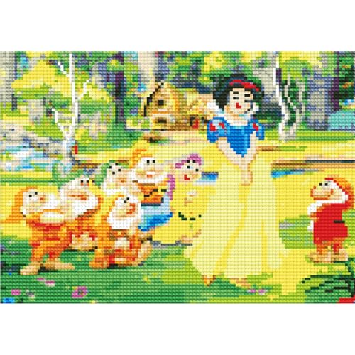 NAIMOER Cartoon Diamond Painting Erwachsene, Diamant Painting Bilder, Diamond Painting Erwachsene Zwerge Diamond Painting Kinder 5D Diamant Malerei für Home Décor(40x30cm) von NAIMOER