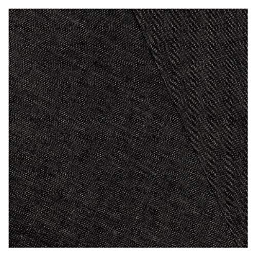 Gewaschener Denim Jeansstoff Meterware 150cm Breiter Leichter Kleidungsstoff aus 100% Baumwolle für Kleidung, Nähen Von Bastelarbeiten, Nicht Dehnbar(Color:schwarz) von NAKAN