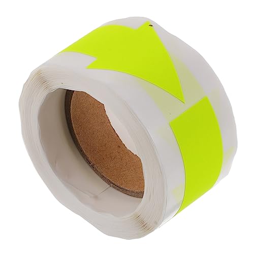 NAMOARLY 1 Rolle Halter Datumsaufkleber aus Notizen Highlighter-Tape schuletiketten party sachen party sticker Büroetiketten dekoaufkleber Richtungsaufkleber anzeigen -Aufkleber Yellow von NAMOARLY