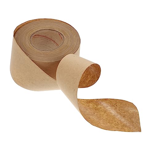 NAMOARLY 1 Rolle Wasseraktiviertes Kraftpapier Verpackungsband Beschreibbar 48mm x Praktisches Klebeband Für Umzug Und Versand Reißfestes Und Umweltfreundliches Papierklebeband von NAMOARLY