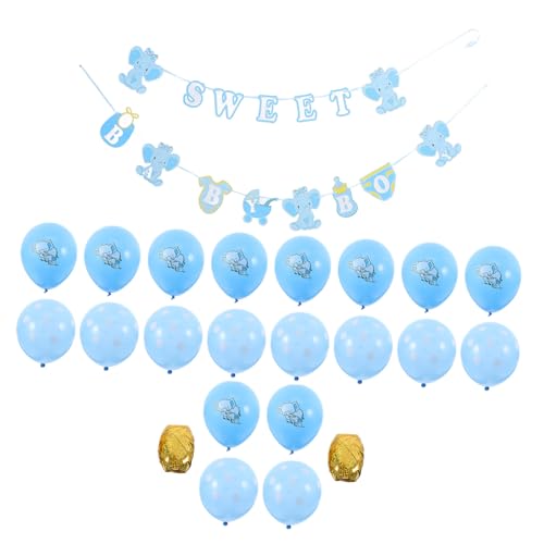 NAMOARLY 1 Satz Latexballons Gänseblümchen-Ballons blaue Luftballons Geschlecht offenbaren und Luftballons wandverkleidung wand polsterung wanddeckoration gender reveal ballon Punktballons von NAMOARLY