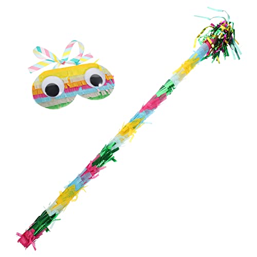 NAMOARLY 1 Satz Piñata Dinosaurier-partydekorationen Glühen Pinata-stick Und Glühstäbe Partygeschenke Für Gießen Bausatz Pinata-spiel Colorful Papier von NAMOARLY