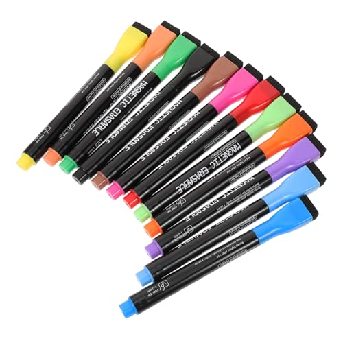 NAMOARLY 1 Satz schreibkladde stempelstifte für Malstifte löschbarer Stift Whiteboard mit Stiften Tragbare Whiteboard-Marker magnetischer trocken abwischbarer Marker Plastik von NAMOARLY