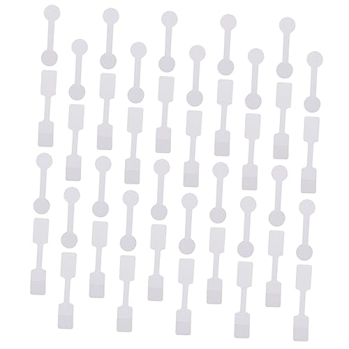 NAMOARLY 1 Set White Label Tags Anzeige Etiketten Schmuck Runde Kopf Papier Etiketten von NAMOARLY