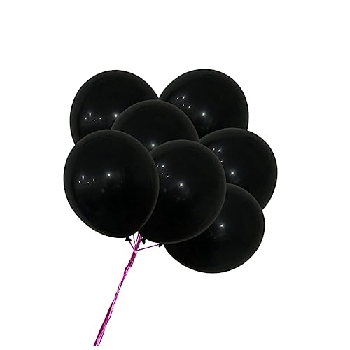 NAMOARLY 10 Stück 36 Zoll Schwarz Latex Gummiballons Für Geburtstagsfeiern Hochzeiten Und Party Dekorationen Ideal Für Kreative Anlässe Und Festliche Events von NAMOARLY