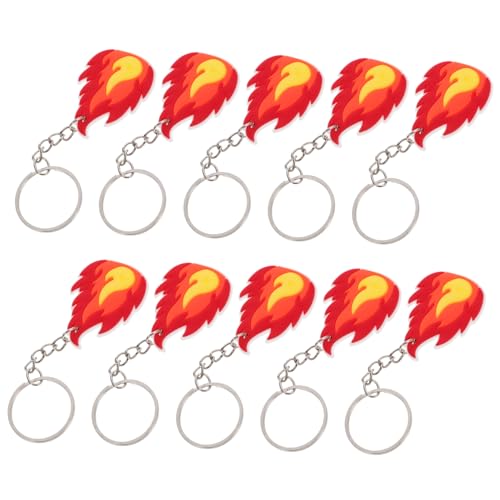 NAMOARLY Schlüsselanhänger-set mit Feuer-charm 10-teilig Feuerwehr-party-dekoration für Unterstützung und Feier von NAMOARLY