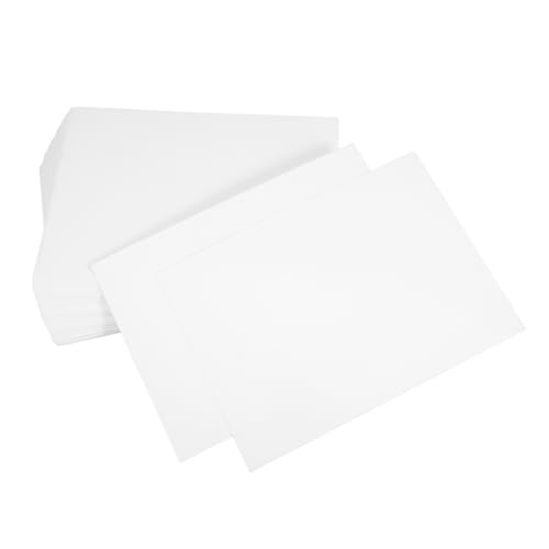 NAMOARLY 100 Blatt Fotopapier Luftfritteuse Druckpapier Artikulierendes Papier Stickrahmen Sticknadeln Maschinenstickerei Notizblock Aus Stoff Nagelpalettenpapier Notizblock Schreiben Weiß von NAMOARLY