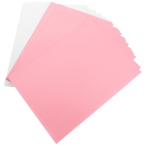 NAMOARLY 100 Blatt Pergament altes Schreibpapier grünes Papier weißes Papier Karton papierschere pauspapier papphefter Farbiges Dekorpapier druckerpapier DIY-Papier dickeres Faltpapier von NAMOARLY