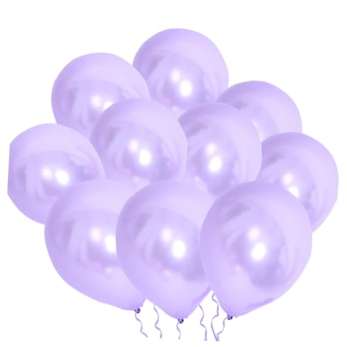 NAMOARLY 100 Stück Lavendel Latexballons Dekorative Luftballons Für Partys Und Festivals Ideal Für Hochzeiten Geburtstagsfeiern Und Festliche Anlässe von NAMOARLY