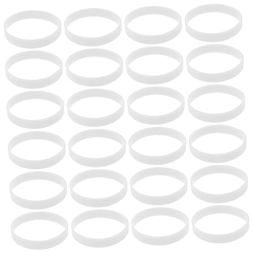 NAMOARLY 100 Stück Leuchtendes Silikonarmband leuchtgeschenk sammlerstücke Leuchtstäbchen Partyzubehör in großen Mengen LED leuchten armbänder hochzeitsgeschenk Ringe Kinderparty-Armband von NAMOARLY