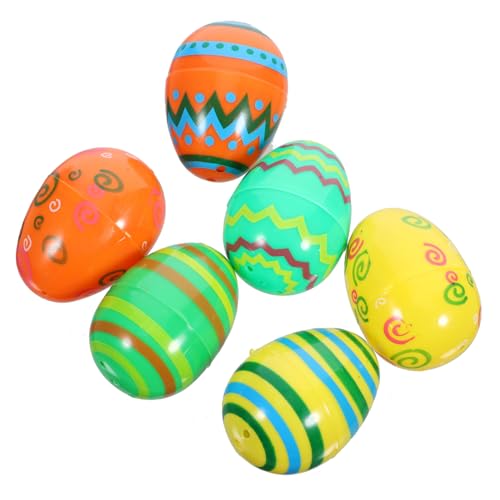 NAMOARLY 12St Osterei fillable easter eggs eierfarben ostern Ostergeschenk für easter presents easter decoration Spender befüllbar Geschenkboxen zu Ostern Osterdeko Plastik von NAMOARLY