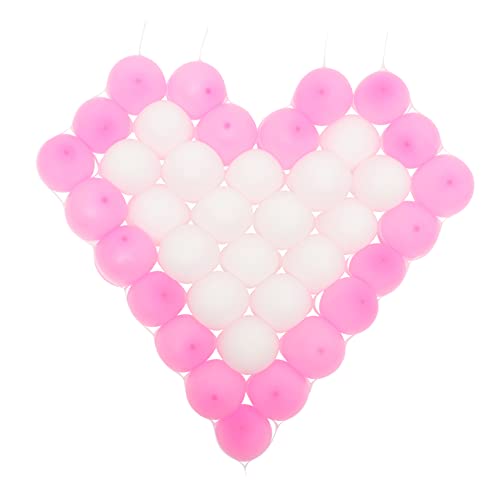 NAMOARLY 2 Sets Herzballons Zur Hochzeit Dekoration Für Die Hochzeitszeremonie Folienballons Rosa Herzballons Ballonsäulenständer Set Ballons Zur Dekoration Hochzeitsdekorationen Für von NAMOARLY