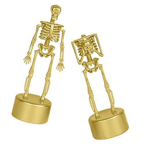 NAMOARLY 2 Stück Halloween Skelette Figuren Dekorative Tisch Sammelfiguren Für Gruselige Halloween Partys Ideale Ornamente Für Spukhaus Dekorationen von NAMOARLY