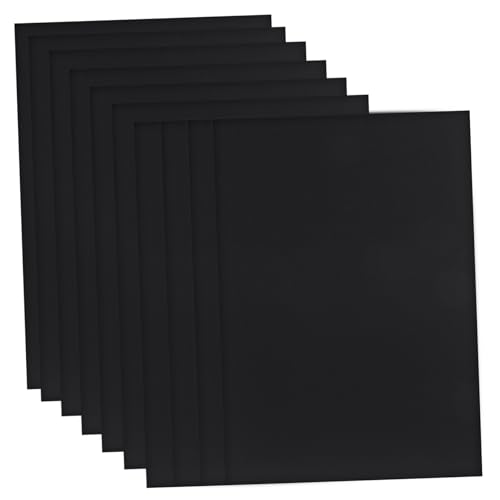 NAMOARLY 25 Stk Albumpapier Druckerpapier Schwarzes Papier Zum Zeichnen Dicker Karton Papier Für Drucker Schwarzes Papier Für Gelstifte Schwarzes Bastelpapier Schwarzer Karton Black von NAMOARLY