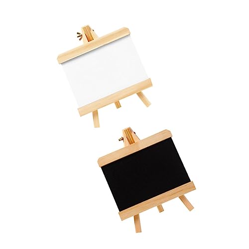 NAMOARLY 2St Mini-Zeichenbrett schreibtafel schreib tablet mini whiteboard write board Malbrett für Zeichenblock für hölzernes Zeichenbrett Mini-Malbrett Black von NAMOARLY