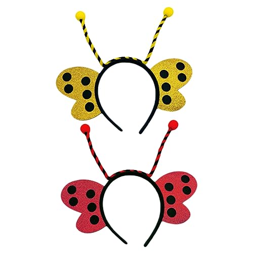 NAMOARLY 2St Schmetterlingsbienen-Stirnband tierischer Kopfschmuck Haarreifen kinder haarschmuck tier haarreif Cartoon-Insekten-Kopfschmuck Party dekorativer Kopfschmuck ，，， von NAMOARLY