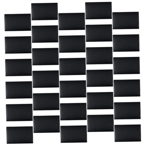 NAMOARLY 30 Blätter Löschbare Tafel Etikett Dekorative Tafelaufkleber Brett Abwischen Weiße Tafel Behälter Scrapbooking Gewürzaufkleber Whiteboard Aufkleber Aus Beschichtetem Papier Black von NAMOARLY