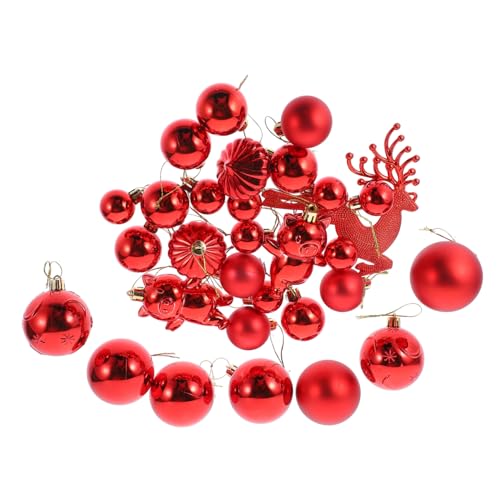 NAMOARLY 30 Stück Weihnachtsbaumschmuck Ornamente Hängende Dekoration Für Festliche Urlaubsdekorationen Ideal Für Weihnachtsbaum Und Festliche Anlässe von NAMOARLY