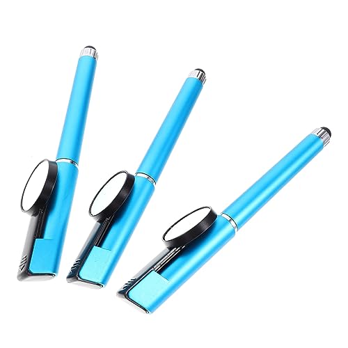 NAMOARLY 3St DIY-Stift leer Stift mit weißer Tinte Hitze wieder auffüllbar Bausatz gel ink pen schreibkladde kugelschreiber Sublimationsstift für die Schule Wärmeübertragungsstift pp Blue von NAMOARLY