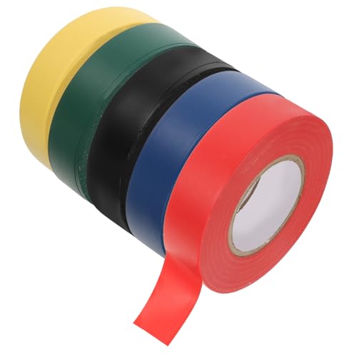 NAMOARLY 5st Isolierband Versandklebeband Wärmeübertragungsband Drum-stick-tape Kabelbaumband Reflektierendes Band Magnetband Packband Mit Abroller Klebeband Nachfüllen Vinyl Kabelband Pvc von NAMOARLY