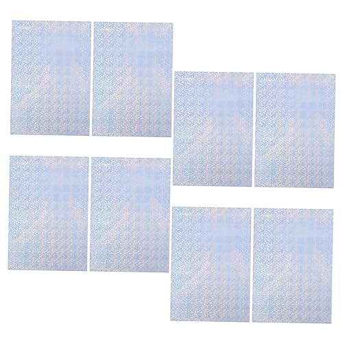 NAMOARLY 8 Stück Reflektierendes Druckpapier Farbdrucker Glänzend Computerpapier Aufkleberpapier Für Drucker Etikettendrucker Farbiges Druckerpapier Druckbar Buntes Fotopapier Das Haustier von NAMOARLY