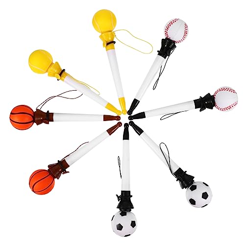 NAMOARLY 8pcs Basketball -form Schreibstift Studenten Kugelschleifgeschenk (zufallsstil) von NAMOARLY