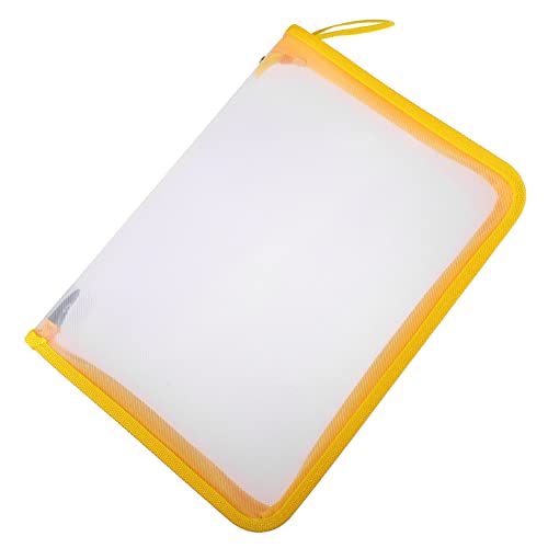 NAMOARLY A4 Dokumentenmappe Mit Reißverschluss Transparente PP Tasche Für Büro Und Zuhause Organizer Für Testunterlagen Und Dokumente von NAMOARLY