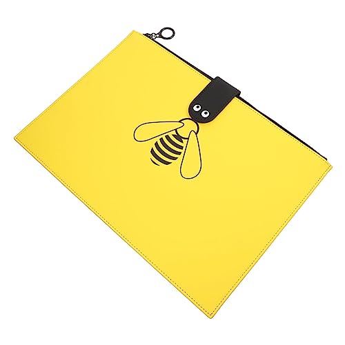 NAMOARLY Aktentasche Fürs Büro Genießen Sie Dokumenten-organizer-folio Aktenordner Datei Papierbeutel Lagerung Schreibtisch Produkt Aktentasche Aus Papier Dokumentenorganisator Yellow Leder von NAMOARLY