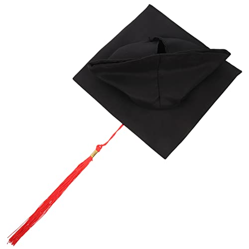 NAMOARLY Abschluss Hut Bachelor Kinder Schwarze Abschlussmütze Für Erwachsene DIY Graduation Cap Party Dekoration Für Absolventen Ideal Für Fotos Und Feiern Verstellbare Größe Klassisches Design von NAMOARLY