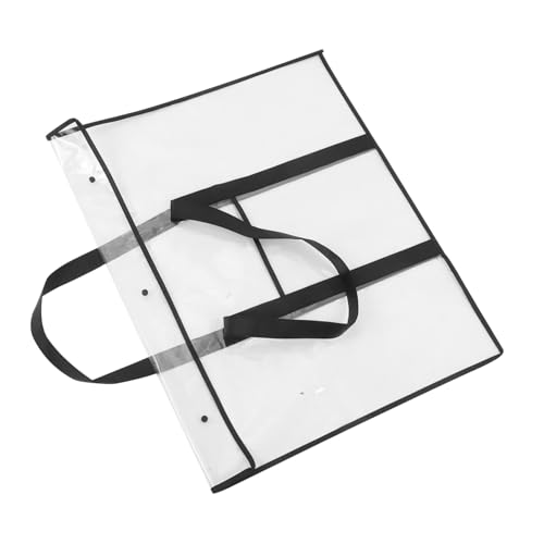 NAMOARLY Große PVC Tragetasche Für Kunstwerke Organizer Für Malutensilien Zeichenbrett Tasche Transparentes Aufbewahrungsbeutel Für Poster Und Zeichnungen von NAMOARLY