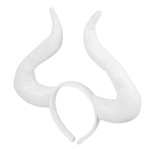 NAMOARLY Halloween Teufels Stirnband Teufelshorn Stirnband Horn Kopfschmuck Party Kopfschmuck Halloween Stirnband Lustiges Haarband Halloween Horn Stirnband Cosplay Haarband von NAMOARLY