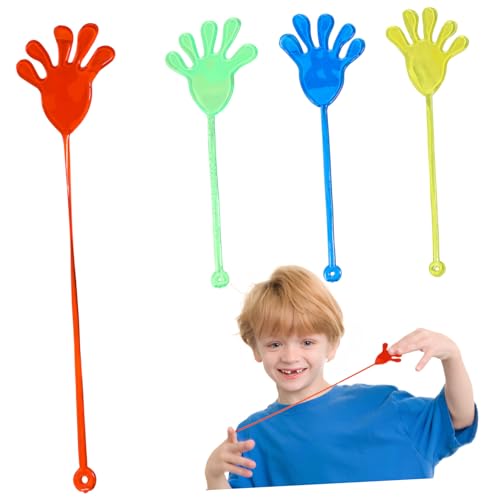 NAMOARLY Klebrige Hände Dehnbare Sticky Hand Spielzeuge Bunte Spaßartikel Für Lustige Party Mitgebsel Klassenzimmer Preise von NAMOARLY