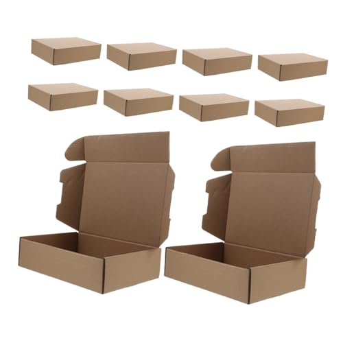 NAMOARLY Kleine Braune Wellpappe Boxen Stabile Kraftpapier Verpackungsboxen Für Versand Und Umzug Robuste Umverpackungen Aus Wellpappe von NAMOARLY