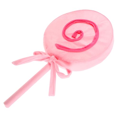 NAMOARLY Lollipop-Modell Party-süßigkeiten-Dekoration Gefälschter Lutscher Simulation Essen Lutscher-Requisite Szene-lutscher-Ornament Party-Foto-Requisite Süßigkeiten Requisiten Rosa Stoff von NAMOARLY