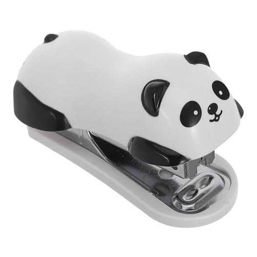 NAMOARLY Mini Panda Hefter Niedlicher Panda Desktop Hefter Für Büro Und Zuhause Kompakter Handhefter Für Inklusive Heftklammern Perfektes Für Und Panda Liebhaber von NAMOARLY