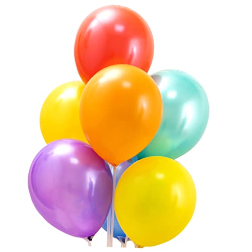 NAMOARLY Perlenlatex Ballons Bunten Farben Zufällige Farben Runde Dekorationsballons Für Partys Geburtstagsfeiern Hochzeiten Und Kindergeburtstage von NAMOARLY