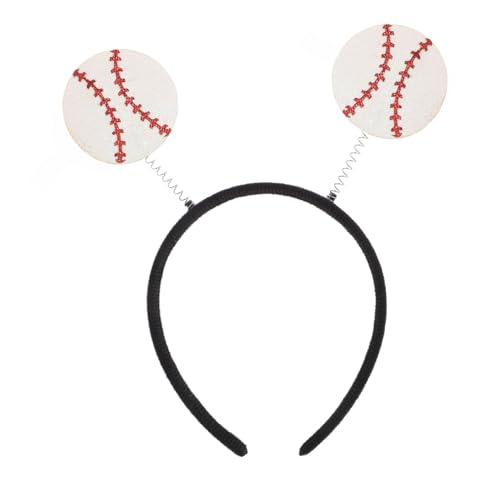 NAMOARLY Stirnband Stirnband Stirnbänder Stirnband in Softballform Sporthaarreifen Party-kopfschmuck Stirnband-dekor Cartoon-haarband Party-haar-accessoire Cosplay-kopfschmuck Stoff von NAMOARLY