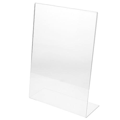 NAMOARLY Unterstützung für Schreibtafel Brett transparent Schilderständer Beschilderung Tisch Staffelei LED-Notizblock Kreidetafel Stützgestell für Malplatten Schreibtisch-Schrägbrett Acryl von NAMOARLY