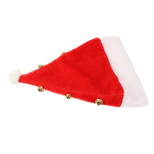 NAMOARLY üsch Weihnachtsmütze Mit Glockendekorationen Für Herren Klassische Weihnachtsmütze Requisite Für Festliche Weihnachtsfeiern Und Kostüme Ideal Für Weihnachtsaccessoires Und von NAMOARLY