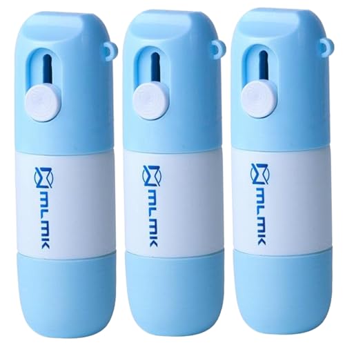 Identitätsdiebstahlschutz Roller Stempel 3pcs Anti -Diebstahl vertraulicher Roller Stempel und Boxschneider mit 10 ml Thermopapier Korrektur Flüssigkeit Tragbarer Adressblocker Roller -Stempel von NASSMOSSE