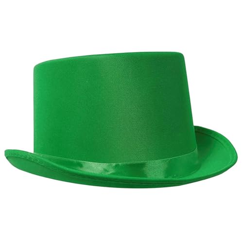 NASSMOSSE St. Patricks Day Hats Green Irish Top Hut Kobold Top -Hut für St. Patrick Day Food Dress von NASSMOSSE