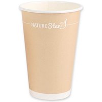 50 NATURE Star Einweg-Kaffeebecher 400 ml von NATURE Star