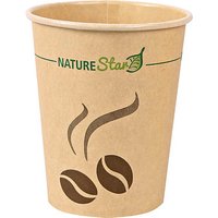 50 NATURE Star Einweg-Kaffeebecher Mocca 0,2 l von NATURE Star