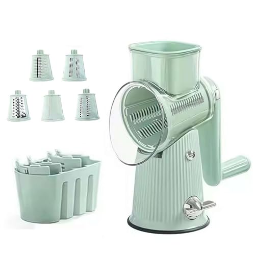 Kitchen Artifact 5-in-1 Lebensmittelzerkleinerer, 5-in-1 Gourmet-Käsereibe, Konservierungsreibe, Käsereibe, 5-in-1-Käsereibe von NAUXIU