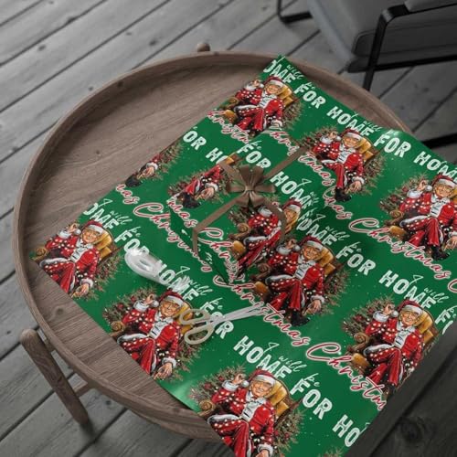 NAUXIU 1 x Weihnachts-Geschenkpapier für Weihnachtsbastelboxen, Dekorpapier von NAUXIU