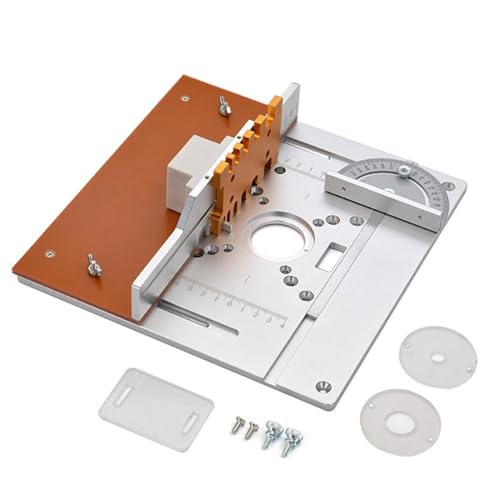 NAUXIU Aluminium Router Tisch Einsatz Elektrisch Holz Frästisch Sägebrett Gehrungsführung Gauge Werkbank Flip E5Z3 mit Holzbearbeitung von NAUXIU