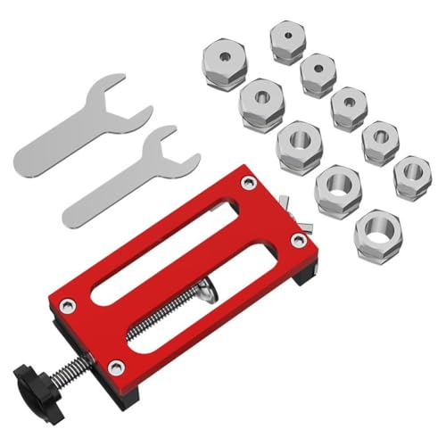 NAUXIU Universal-Aluminium-Profil-Bohrvorrichtung mit Bohrhülse, Stanzer, Hilfsstanzer, N-Profile, EWW Aluminium-Schraubenwerkzeug, Loch, Autoführung, Taschenschraube, Bohr-Bit, Auto-Handbohrkabine von NAUXIU